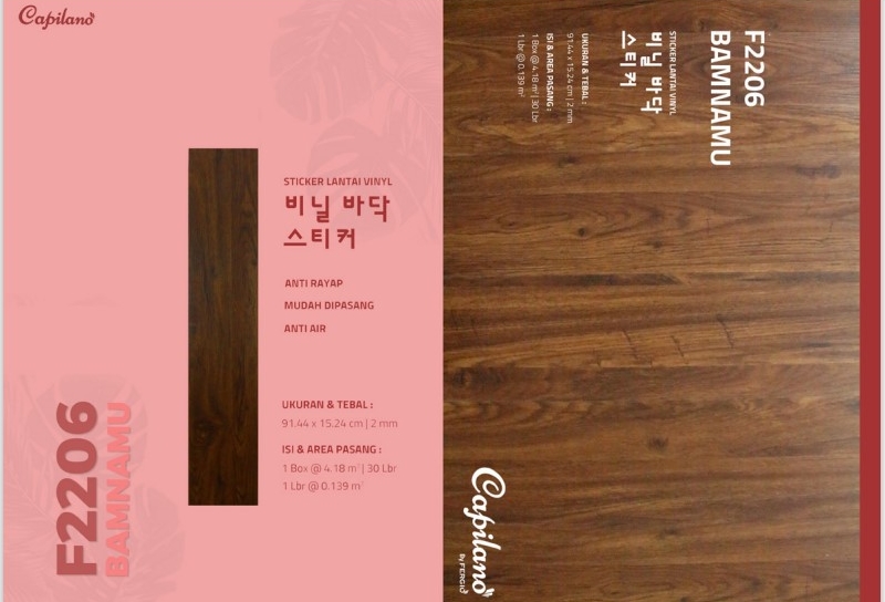 Motif Vinyl FERGIO STIKER di Bali